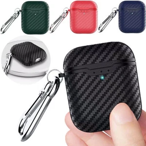 For Apple AirPods 2/1 Shockproof Rugged Case + Keychain Protective Cover Skin - Picture 1 of 12