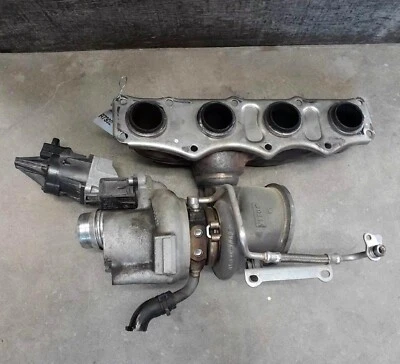 2012-2016 BMW 328i F30 2,0 л N26 турбокомпрессор с выпускным коллектором - Изображение 1 из 4
