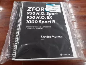 CFMOTO ZF950 HO EX 950 HO SPORT OEM SERVICE MANUAL SM-ZF950H0EXSPRT-V1 - Picture 1 of 4