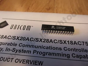 1pz UBICOM Scenix SX28AC/DP microcontrollore 50MHZ 50MIPS Parallax venditore USA - Foto 1 di 5