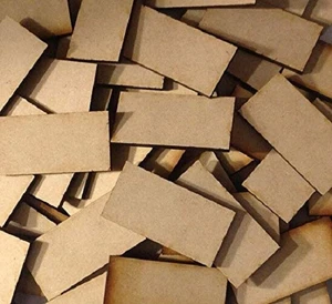 Rectangle Bases Laser Cut MDF Many Sizes FAST SHIPPING US SELLER Craft Blanks - Picture 1 of 146