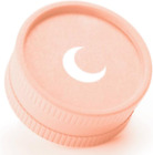 2-Inch Plant-Based Pink Small Crusher 2 Piece Small Kitchen Crusher with Moon