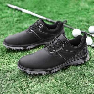Herren Golfschuhe Niedrig Freizeit Turnschuhe Spike Outdoor Sport Trendy Schuhe - Bild 1 von 25