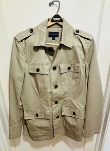 Vintage Banana Republic Jacket-Coat Tan-Khaki - Picture 1 of 9