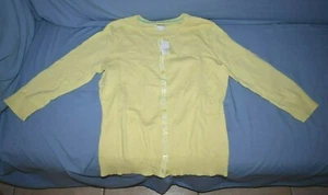 Mujer Suéter de Algodón Van Heusen Studio Talla M Amarillo Nuevo con Etiqueta - Imagen 1 de 2