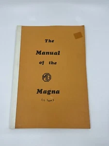 Instruction Manual For MG Magna L Type Car Second Edition 1934 - Bild 1 von 9