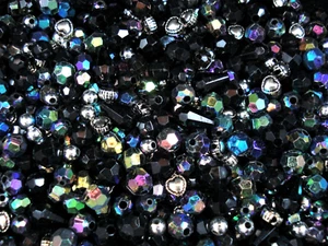 Cuentas de plástico divertido mezcla 100 g hágalo usted mismo manualidades joyería collar pulseras - Imagen 1 de 2