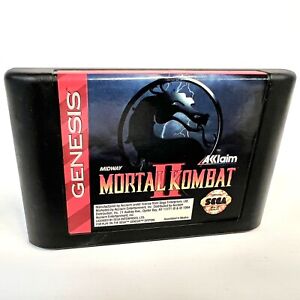 Mortal Kombat II 2 Sega Genesis 1994 Cartridge Acclaim