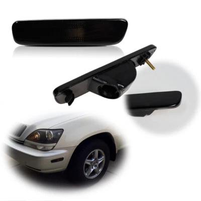 2PCS Front / Rear Side Marker Signal Light Housing Kit For 1999-2003 Lexus RX300 - Image 1 of 4