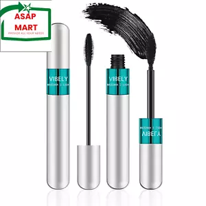 2 in 1 Mascara 5X Longer Waterproof Lash Cosmetics Natural Lengthening and Thick - Picture 1 of 12