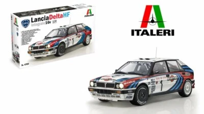 LANCIA DELTA HF 16V N.1/N.7 MONTE CARLO 1990 1/12 kit di montaggio 4709 ITALERI - Immagine 1 di 2