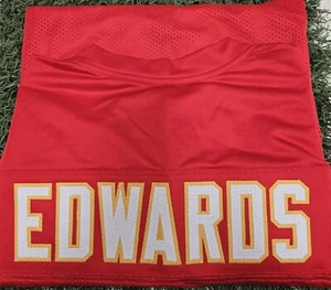 Mike Edwards Kansas City Chiefs Autogramm / signed Custom XL Trikot Beckett - Bild 1 von 2