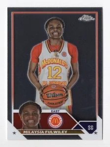 Milaysia Fulwiley 2023 Topps Chrome McDonalds #77 Rookie RC - Picture 1 of 2