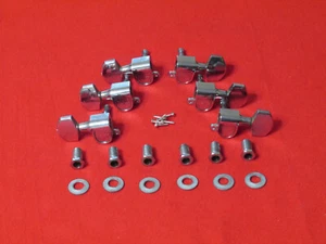 Vintage 1970s Guild Logo Schaller Guitar Tuners - Chrome - 3X3 - Bild 1 von 12