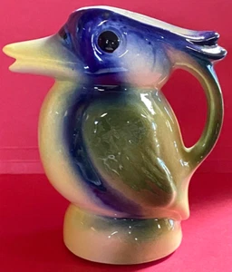Art Deco Early Mid Century Kookaburra Creamer/Pitcher Artistic Pottery Co. Calif - Picture 1 of 9