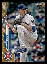 2020 Topps Kyle Hendricks #26 Gold Star Chicago Cubs