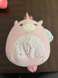 Squishmallow Mikah Pink Unicorn 7.5” Plush NWT Soft Cuddly Toy Gift Collectible - Picture 1 of 4