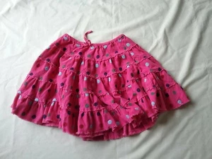 Girls Mini Boden 2-3 Years Cord Skirt Pink Spotty Spots - Picture 1 of 8