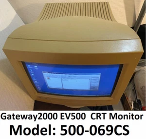 Vintage Gateway2000 CRT Video Monitor EV500 - Model 500-069CS - Picture 1 of 10