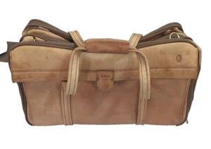 Hartmann Belting Leather CarryOn Suitcase Luggage Shoulder Bag 747 21" 3 Section - Picture 1 of 13