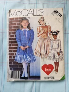 Patrones de costura vintage para niños Mccalls 3273 talla 10 12 14 - Imagen 1 de 1