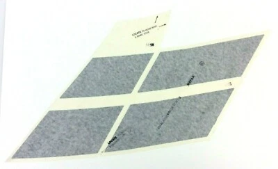 2009-2014 Dodge Challenger R/T левый водитель передний капот черная наклейка полоса новый OEM - Изображение 1 из 2