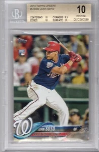 JUAN SOTO 2018 TOPPS UPDATE ROOKIE RC #US300 BGS 10 PRISTINE *NEW YORK YANKEES* - Picture 1 of 2