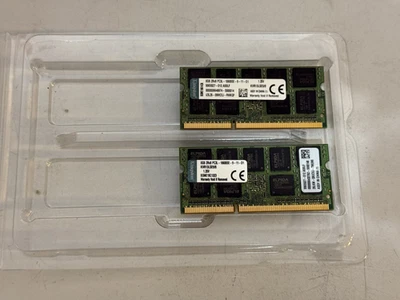KINGSTON 16Gb (2x8Gb) DDR3L 1333MHz PC3L-10600 CL9 SODIMM 204-Pin ECC Laptop RAM - Image 1 of 4
