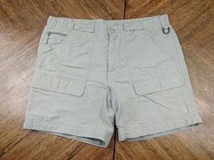 Pantaloncini cargo The North Face uomo taglia large marrone elastico in vita tasche escursionismo - Foto 1 di 12