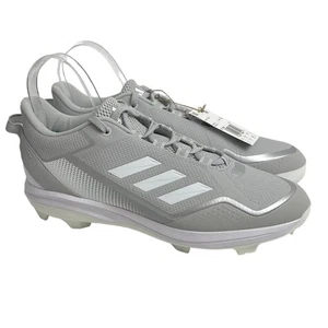 Adidas Herren Icon 7 TPU Baseball Stollen Silber Grau Weiß Größe 13 Herren Neu - Bild 1 von 6