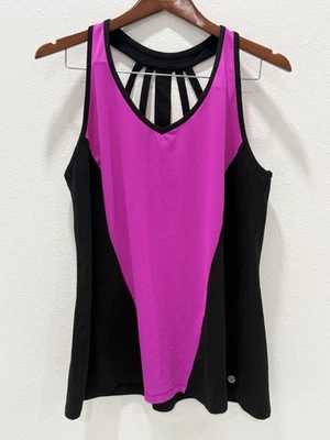 Lane Bryant LIVI Active Tank Top 18/20 Halter Neck Strappy 2X Gym Workout - Image 1 of 4