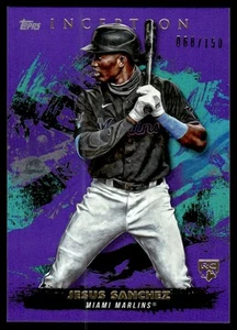 2021 Topps Inception Purple Jesus Sanchez 068/150 Miami Marlins #22 - Picture 1 of 2