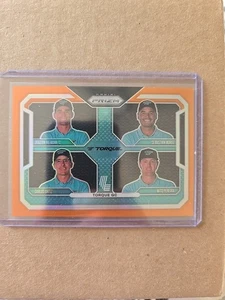 Tarjeta Torque GC Team 2024 PRIZM LIV Golf #67 Panini Naranja #/75 - Imagen 1 de 2
