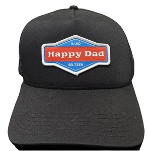 Truckermütze Kappe Happy Dad Seltzer schwarz Stapback Mesh - Bild 1 von 6