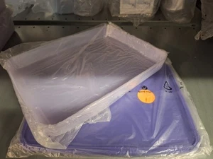 Tupperware Behälter / 1,3 Liter / eckig / Kühlschranksystem / Flieder - Bild 1 von 1