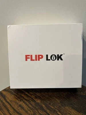 FlipLok Flip Lok 5 минут установка внутрь распашной двери замок серебро новый в открытой коробке - Изображение 1 из 4