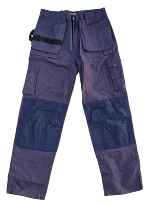 Blaklader Men's Work Pants With Utility & Knee Pad Pockets 34x32 Navy Blue 1625 - Image 1 of 4