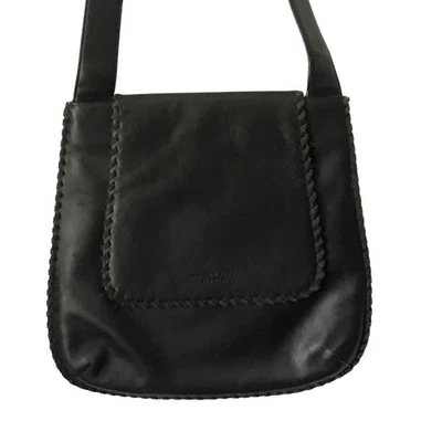 Andrew Marc Purse Leather Brown  Carrier Sachel Shoulder Minimalist Casual Boho  - Image 1 of 4