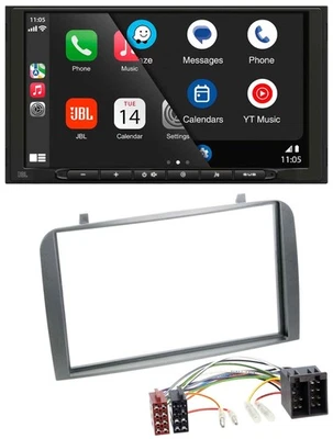 JBL MP3 DAB Bluetooth USB 2DIN Autoradio für Alfa Romeo GT 147 00-10 anthrazit - Bild 1 von 4