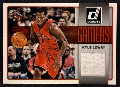 2014-15 Panini Donruss #43 Kyle Lowry Gamers Jersey Patch - Image 1 of 2