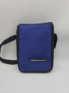 NINTENDO GAMEBOY ADVANCE SP BLU NERO SISTEMA DA VIAGGIO CUSTODIA BORSA CON CERNIERA - Foto 1 di 5