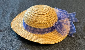 Abito vestito pervinca ragazza americana cappello di paglia SOLO ritirato - Foto 1 di 3