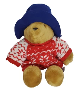 Sears Vintage Paddington Bär Plüsch 15 Zoll 1998 blauer Hut rot Urlaub Pullover - Bild 1 von 8