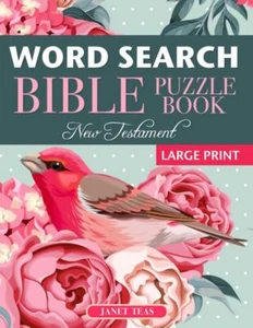 New Testament Bible Word Search Book: 70 Large Print Puzzles (Finding Faith Seri - Picture 1 of 2
