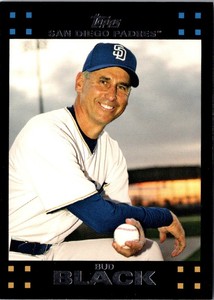 2007 Topps Bud Black #619 San Diego Padres Baseball Card