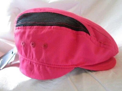 New WT NIKE Swoosh Golf Dri-Fit Band Newsboy Cabbie Cap Size S/M Style# 452909 - Image 1 of 4