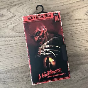 Nightmare on Elm Street VHS Men's M Boxer Brief Freddy Krueger Horror Movie NEW - Picture 1 of 9