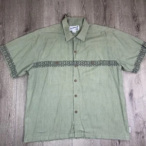 Vintage Local Motion Shirt Mens XL Hawaiian Shirt Aloha Button Front Collar - Picture 1 of 10