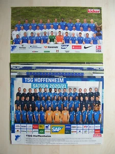 14 Mannschaftsbilder TSG 1899 Hoffenheim 2007/08-2020/21 Kicker Sonderheft - Bild 1 von 1