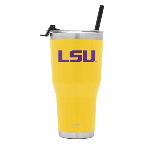 Simple Modern Officially Licensed Collegiate LSU Tigers 30oz Tumbler Cover